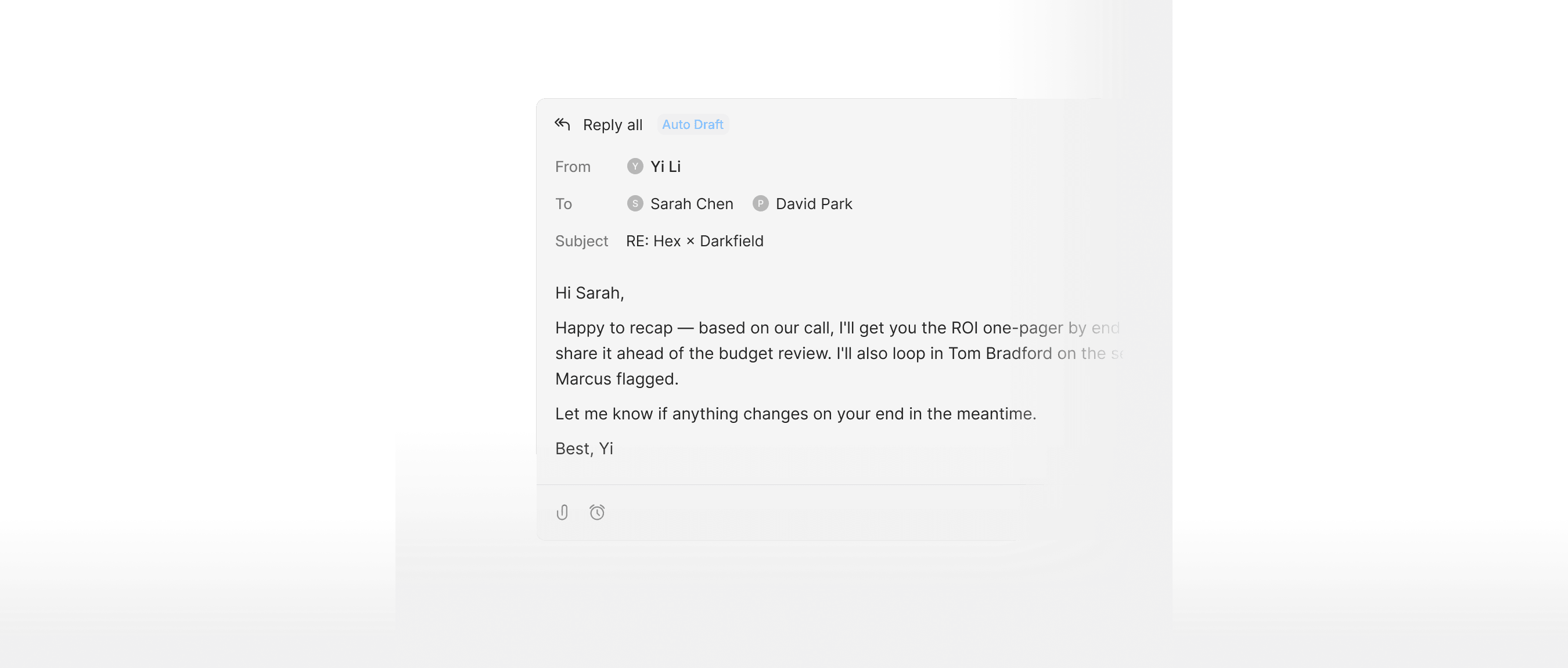 Personalized follow-up emails drafted for you