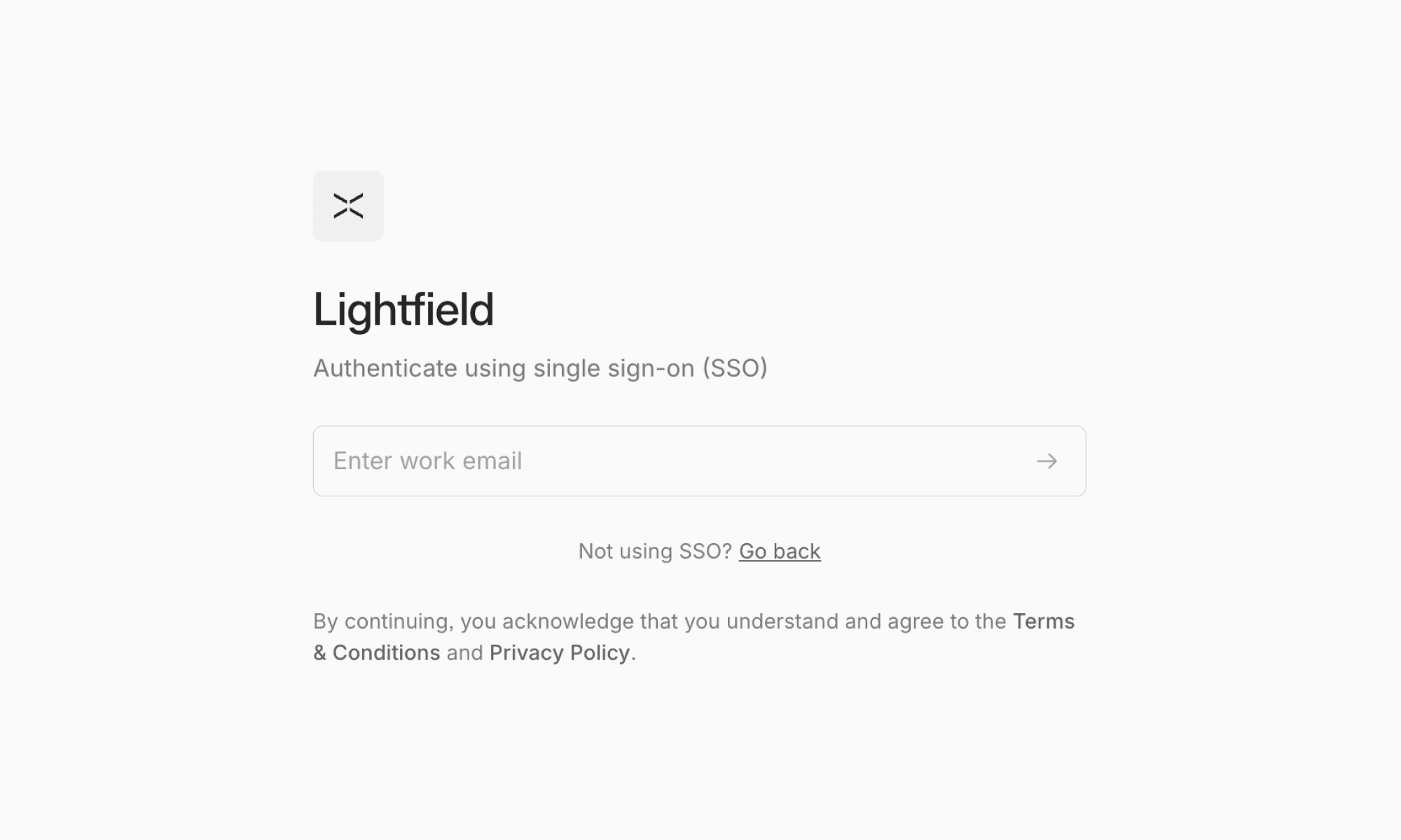 SSO in Lightfield